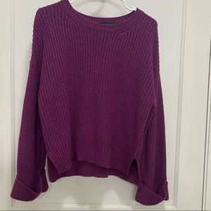 Sanctuary Purple bell sleeve sweater